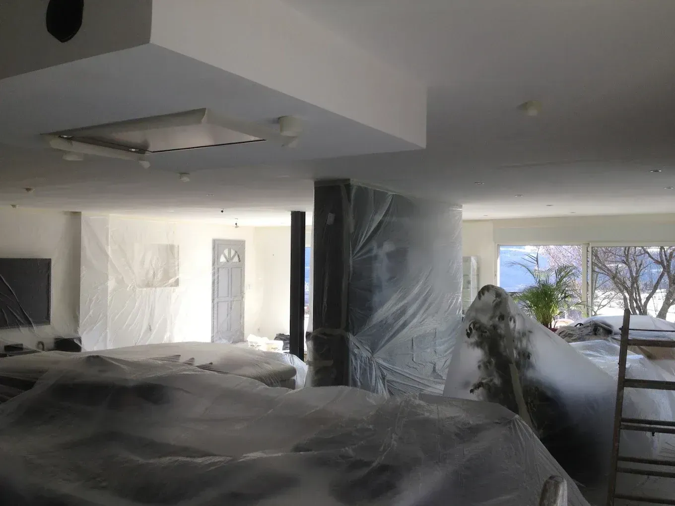 Chantier peinture et lissage à Grenoble